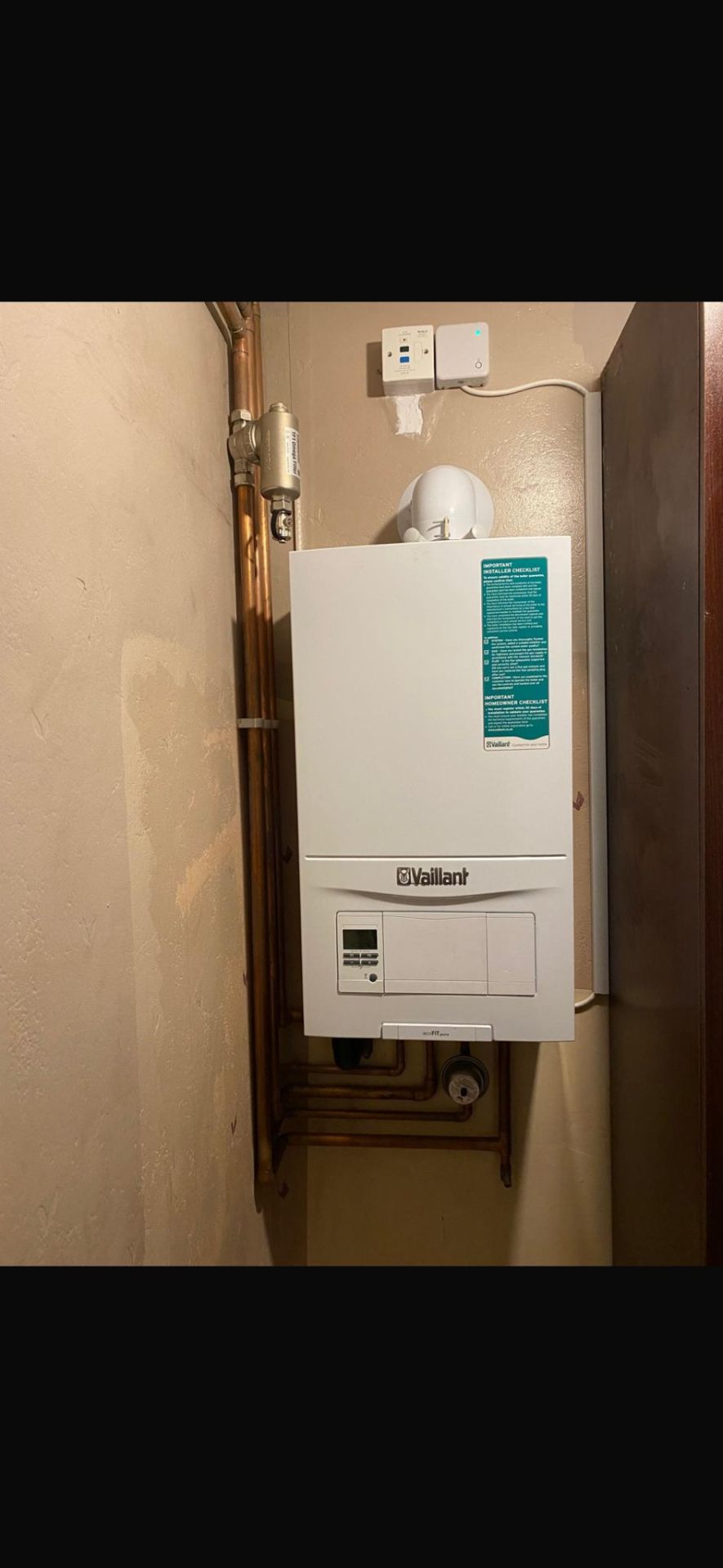 Vaillant Cupboard Install